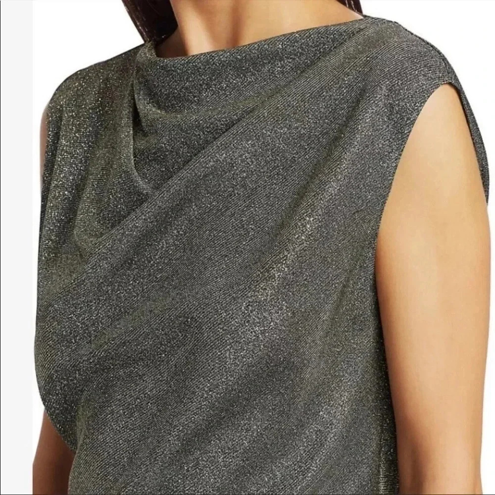 RtA Selma Sparkle cowl neck top - Picture 4 of 11